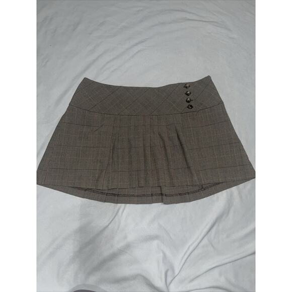 Y2K Juniors Sz 13 Micro Mini Plaid School Girl Skirt - Picture 1 of 13